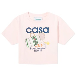 Casablanca Equipement Sportif Baby T-Shirt Pink