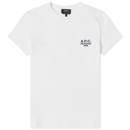 A.P.C. Denise Logo T-Shirt Aab White