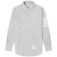 Thom Browne 4 Bar Flannel Shirt Medium Grey