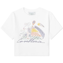 Casablanca Jeu de Crayon Baby T-Shirt White