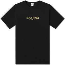 Sporty & Rich END. x Sporty & Rich Manchester T-Shirt Black & Yellow