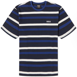 Barbour International Gauge Stripe T-Shirt Night Sky