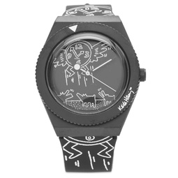 Q Timex x Keith Haring 38mm Watch Black