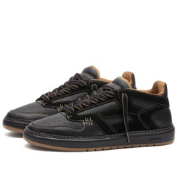 Represent Reptor Leather Sneaker Black & Washed Tuape