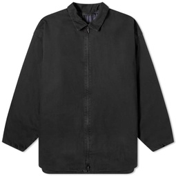 Fear of God ESSENTIALS Filled Shirt Jacket Overdye Black Denim