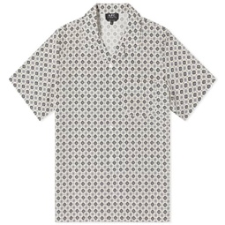 A.P.C. Lloyd Geometric Vacation Shirt Off White