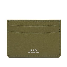 A.P.C. Andre Card Holder Wild Green