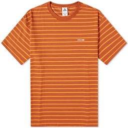 Nike ACG Stripe T-Shirt Dark Russet & Bright Mandarin