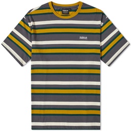 Barbour International Gauge Stripe T-Shirt Asphalt