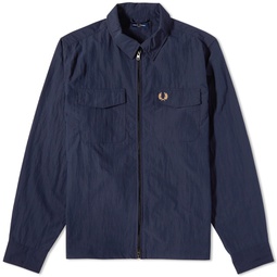 Fred Perry Zip Overshirt Navy