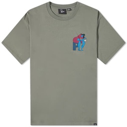 By Parra Insecure Days T-Shirt Greyish Green