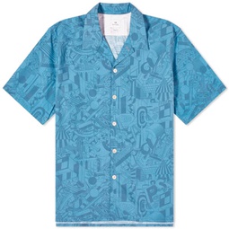 Paul Smith Jacks World Vacation Shirt Blue