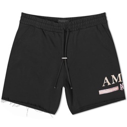 AMIRI Watercolour Bar Sweat Shorts Black