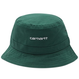 Carhartt WIP Script Bucket Hat Treehouse & White