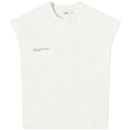 Pangaia 365 Organic Cotton Crop Shoulder C-Fiber T-Shirt Off White
