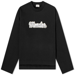 Moncler Varisty Logo Sweatshirt Black
