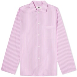 Tekla Sleep Shirt Purple Pink Stripes