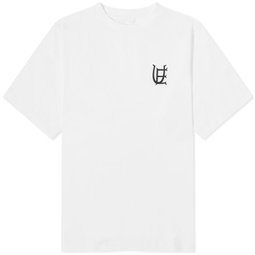 Uniform Experiment Authentic Logo Wide T-Shirt White