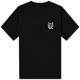 Uniform Experiment Authentic Logo Wide T-Shirt Black
