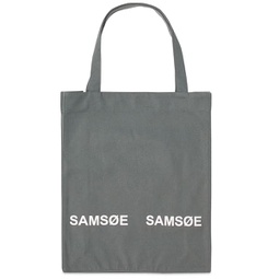 Samsoee Samsoee Luca Logo Shopper Bag Volcanic Ash