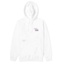 WTAPS 10 Embroided Pullover Hoodie White