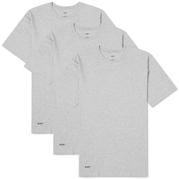 WTAPS 01 Skivvies 3-Pack T-Shirt Grey