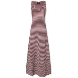 A.P.C. Shelly Striped Maxi Dress Multi
