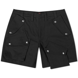 Members of the Rage Cargo Shorts Black