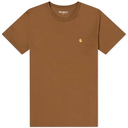 Carhartt WIP Chase T-Shirt Tamarind & Gold