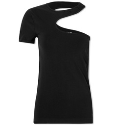 Helmut Lang Seamless Cut Out T-Shirt Black