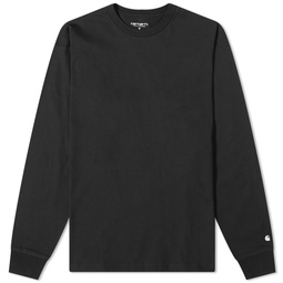 Carhartt WIP Long Sleeve Base T-Shirt Black & White