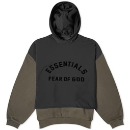 Fear of God ESSENTIALS Spring Fleece Hoodie Ink & Jet Black