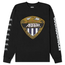 Neighborhood Long Sleeve Anthrax Shield T-Shirt Black
