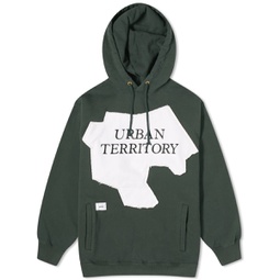 WTAPS 25 Printed Pullover Hoodie Green