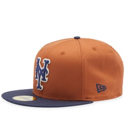 New Era NY Mets Boucle 59Fifty Cap Orange