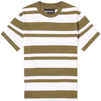 Barbour OS Friars Stripe T-Shirt Mid Olive