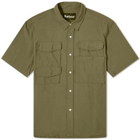 Barbour Lisle Safari Short Sleeve Shirt Mid Olive