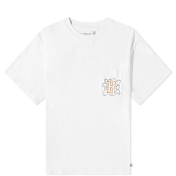 Honor The Gift Floral Pocket T-Shirt White