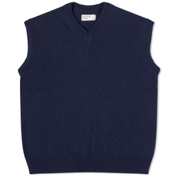 Universal Works Eco Wool Knit Vest Navy