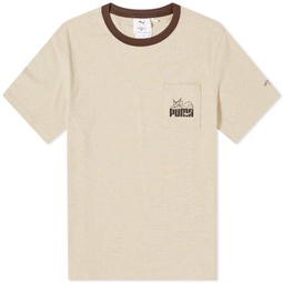 Puma x Noah Pocket T-Shirt Desert Tan Heather