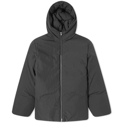 Jil Sander Plus Water Repellent Hooded Jacket Black