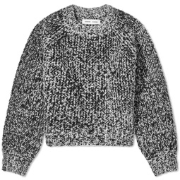 Samsoee Samsoee Aria Crew Sweater Black Melange