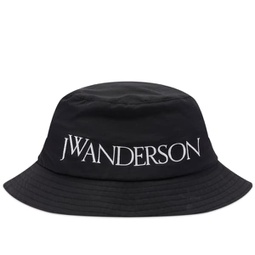 JW Anderson Logo Bucket Hat Black