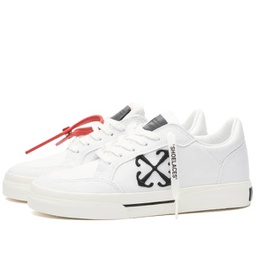 Off-White New Low Vulcanized Canvas Sneakers White