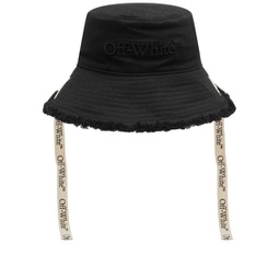 Off-White Strap Logo Bucket Hat Black