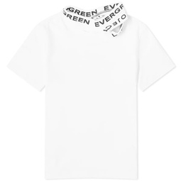 Y/Project Evergreen Triple Collar Fitted T-Shirt Evergreen Optic White