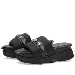 Toga Pulla Platform Slider Sandals Black