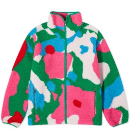 JW Anderson Graphic Fleece Jacket Multi