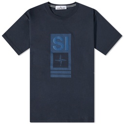 Stone Island Abbrevaiation One Graphic T-Shirt Navy
