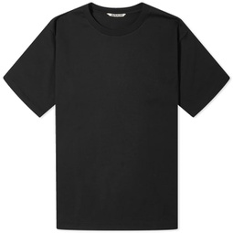 Auralee Luster Plaiting T-Shirt Black